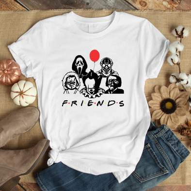 Halloween Friends Shirt, Halloween Shirt, Halloween T-Shirt, Horror Movie Shirt, Horror Friends