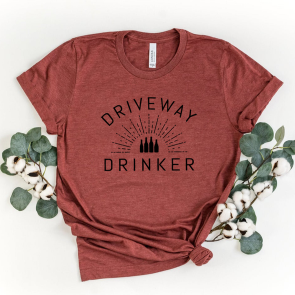 Driveway Drinker, Driveway drinker shirt, Summer shirt, Summer tshirt, Beer lover shirt, Husband-Wife gift, Backyard Drinker shirt