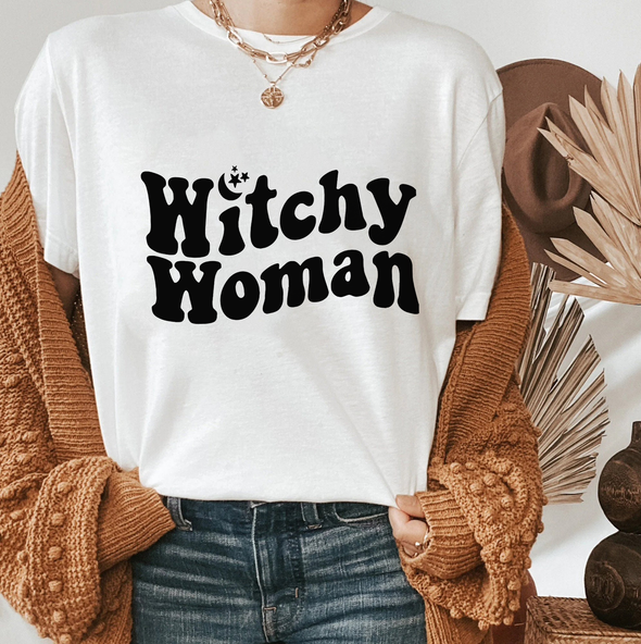 Witchy Woman, Witchcraft, Witch T Shirt, Witch Tshirt, Magic T Shirt, Halloween Shirt