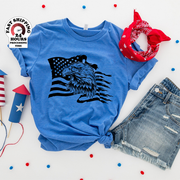 USA Flag Eagle, Patriotic Gift, American Flag Eagle Shirt