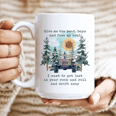 Boho Jeep Ceramic Mug 11 oz