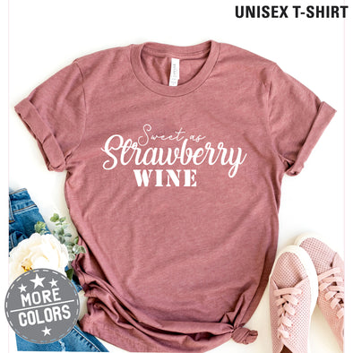 Sweet as strawberry wine Shirt, Nashville Bachelorette Bridal Party T-shirt