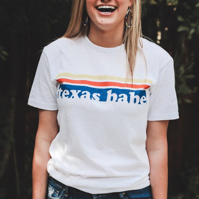 Texan Babe T-Shirt Texas Babe Shirt Girlfriend Gift Birthday Gift