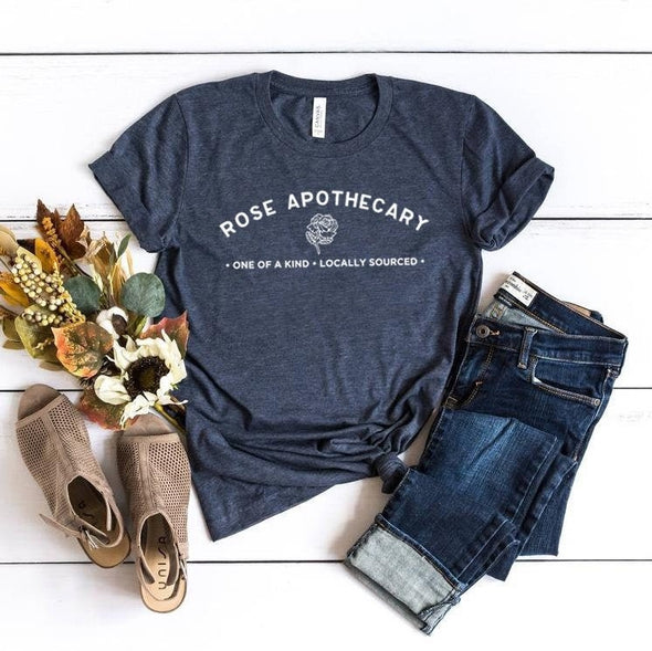 Rose Apothecary Locally Sourced Shirt, Rose Apothecary Shirt, Unisex Rose Apothecary Tee, Rose Apothecary Merch