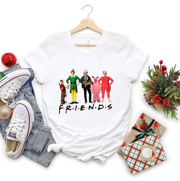 Christmas Friends Shirts, Christmas Movie Tee, Funny Christmas Gift, Christmas Party Shirts, Gift For Her