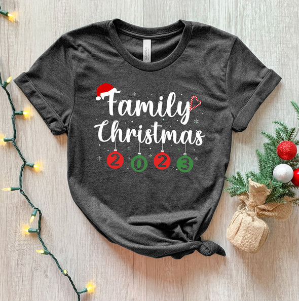 Family Christmas 2023 Making Memories Together Tshirt, Custom Christmas Family Shirt