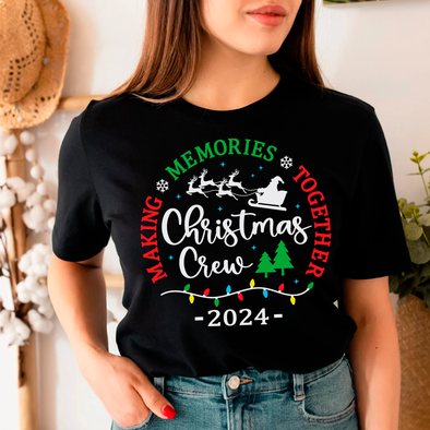 Family Christmas 2024 Making Memories Together Shirt, Family Matching Christmas Tshirt, Making Memories Christmas Family Shirt